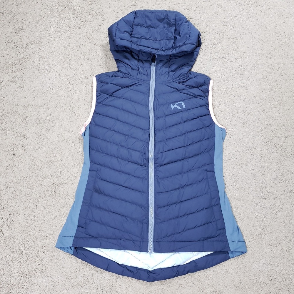 Kari Traa Eva Hybrid Down Vest Women S Hooded Puffer Quilted Insulated